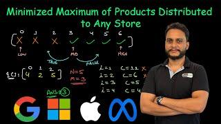 Minimized Maximum of Products Distributed to Any Store | Leetcode 2064