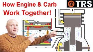 Two-Stroke | How Engine & Carburetor Work Together | Very Unique