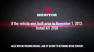 Meritor 14X Drive Axle Maintenance Video