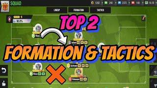 NEW Top 2 Formation and tactics in Top Eleven 2025 | New aggressive Tactics