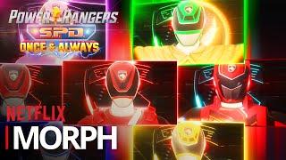 Power Rangers S.P.D.: Once & Always - ALL MORPHS | Netflix