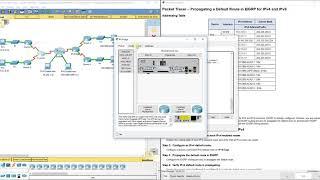 PKT 7.1.3.4 - Propogating a Default Route in EIGRP for IPv4 and IPv6