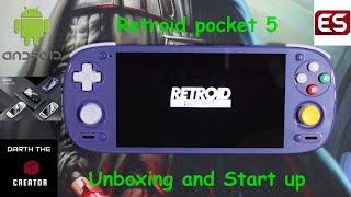 Retroid Pocket 5 unboxing and Start up #handheld #retroidpocket5 #retroid