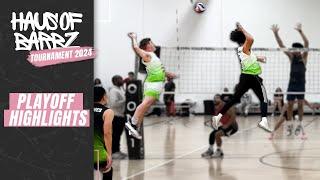 Can You Dig These | Barbz Tournament 2024 Playoff Volleyball Highlights