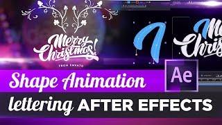 Lettering Анимация  After Effects  Shape Animation