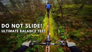 Riding on an abandoned pipeline to get to this epic trail...