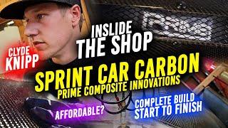 SPRINT CAR CARBON: Clyde Knipp integrates Kevlar with Carbon for a PRIME Composite body piece!