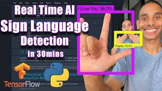 Real Time Sign Language Detection with Tensorflow Object Detection and Python | Deep Learning SSD