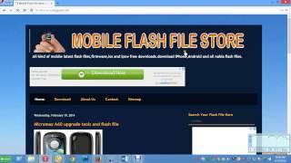 How to download mobile flash file and firmware latest website