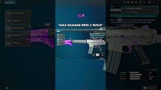 THE *MAX DAMAGE* KRIG C BUILD on WARZONE  #warzone #callofduty #bo6 #rebirthisland #cod #shorts