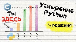 Ускорение кода на Python. 4 решения на уровне C++.