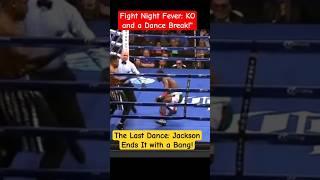 Whitlock vs Jackson A Knockout with Footwork! #shorts #shortvideo #shortsfeed #shortsviral #boxing