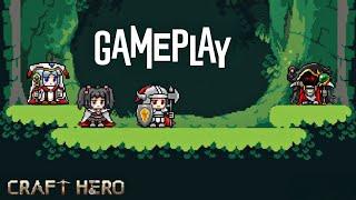 Gameplay Walkthrough: Craft Hero - BUILD - RECRUIT - DEFEND