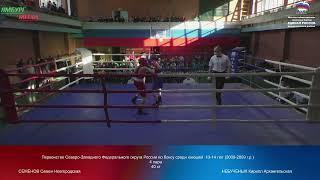 40 kg СЕМЕНОВ Семен Новгородская vs НЕБУЧЕНЫХ Кирилл Архангельская