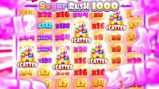 РЕКОРД МИРА! ПОЙМАЛ X15.000 В SUGAR RUSH 1000! 4 РЕТРИГЕРА ПОДРЯД И ПОЛЕ X2500! ЭТО ЗАНОСЫ НЕДЕЛИ