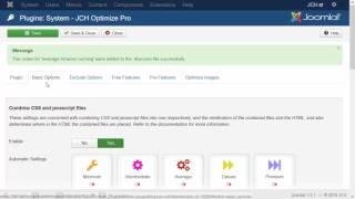 JCH optimize: load Joomla fast