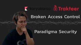 Karyakarsa hek - Broken Access Control paradigma security