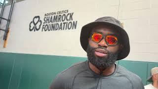 Jaylen Brown: Boston Community Makes Me FEEL BETTER After Surgery