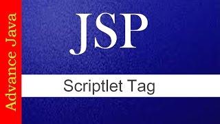 JSP Scriptlets Tag # JSP Tutorials