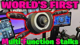 World's First Moza Racing Multi-Function Stalk! Unboxing, Install & Test for Sim Trucking/Racing