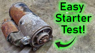 How to Test a Ford Starter