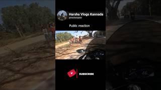 public reaction for Superbike #kannadamotovlog #kawasaki10r