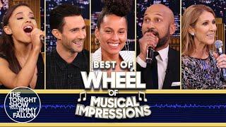 Wheel of Musical Impressions with Ariana Grande, Christina Aguilera, Adam Levine and More