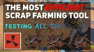 The most EFFICIENT scrap farming tool | Rust