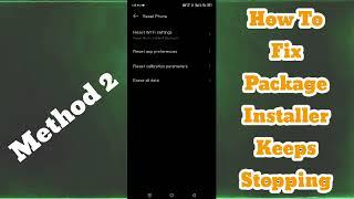 How to Fix Package Installer Keeps Stopping Error | Package Installer Keeps Stopping Fix