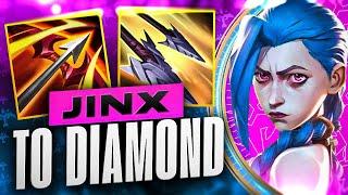 If you're low Elo and stuck, watch this - Jinx ADC Gameplay Guide | Season 14 Jinx Gameplay