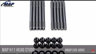 MAP Ultimate Duty H11 Head Studs | 7 Bolt DSM and Evolution