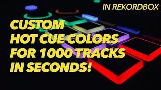 1000s Of Custom Rekordbox Hot Cues In SECONDS!