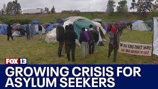 Asylum seekers face growing crisis despite funding | FOX 13 Seattle