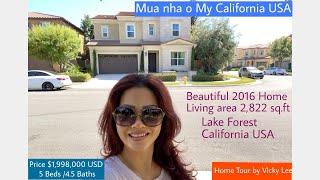 Touring Newly 2016 Home prestigious community Baker Ranch in Lake Forest California USA |home tour)