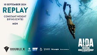 AIDA Depth World Championship Ajaccio 2024 - Constant Weight Bifins (CWTB) - Men