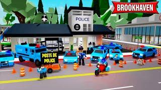 Le Meilleur COMMISSARIAT DE POLICE de BROOKHAVEN RP ROBLOX…