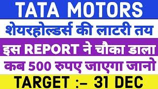 Tata motors share news today | Tata motors share target | Tata motors share price | Tata Motors