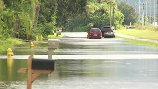 Roads resemble rivers as heavy rain inundates Brevard neighborhoods