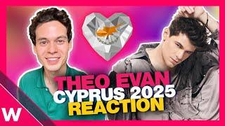  Theo Evan | Cyprus Eurovision 2025 singer (REACTION)