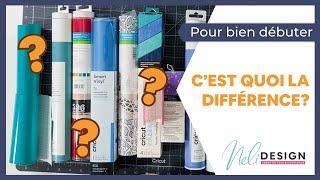 Les différents types de vinyle pour votre Cricut - Bien comprendre les différences