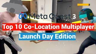 Top 10 Best Co-Location Local Multiplayer Games On The Quest 2 / 3 - Launch Edition