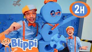 Blippis Dig It Digger | Classic Blippi Adventures | Vehicle Videos for Kids | Moonbug Kids