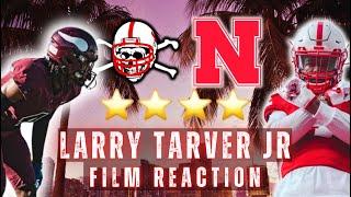 Larry Tarver FILM REACTION | Nebraska SPEEDSTER 4 Star | Husker Football Recruiting 2024