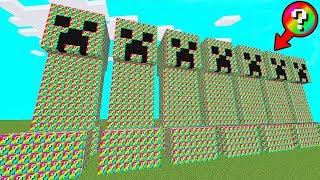 НУБИК ПРОТИВ 1000 РАДУЖНЫХ КРИПЕРОВ ИЗ ЛАКИ БЛОКОВ В МАЙНКРАФТ НУБИК ИГРАЕТ В MINECRAFT ТРОЛЛИНГ