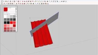 Как обрезать объект в SketchUp