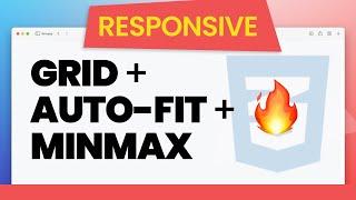 Easy One-line Responsive Layouts with CSS Grid, Auto-fit and MinMax 