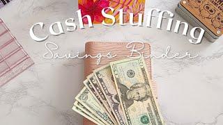 Cash Stuffing Savings | Low Budget | Beginner Friendly