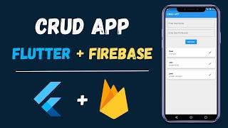 CRUD App In Flutter With Firebase - CRUD Operation in Flutter Firebase