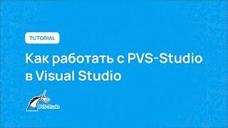 Как работать с PVS-Studio в Visual Studio