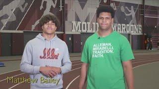 Matthew Bailey and Charlie Jagusah giving back to Moline with NIL deal